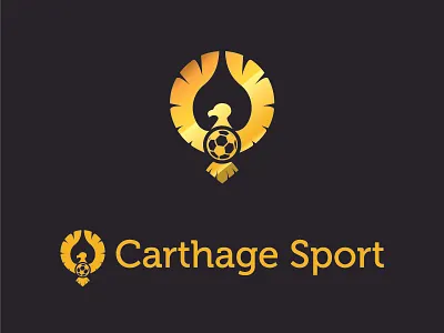 Carthage Sport Logo bet branding eagle football logo logo design logodesign logotype sport bet sport logo