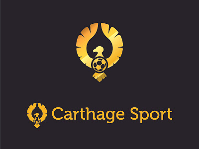 Carthage Sport Logo bet branding eagle football logo logo design logodesign logotype sport bet sport logo