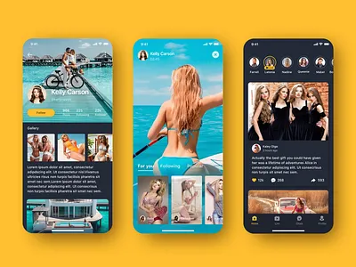 Personal Center design ui 个人中心 视频