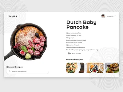 Recipe App adobe photoshop adobe xd design desktop app food food app recipe recipe app ui ui ux ui design ui ux ux ux design web web design wireframing