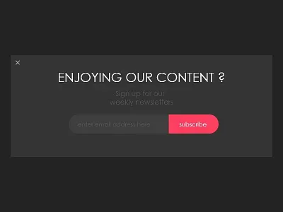 Subscribe 100daychallenge app challenge customer experience daily daily ui challenge design discover minimal minimalist minimalistic ui ux web website