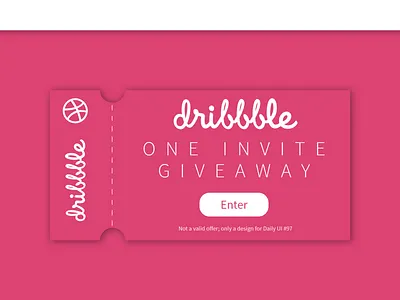 Daily UI #97 - Giveaway adobe xd app dailyui design flat ui web website
