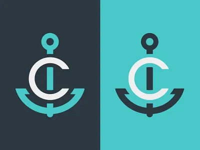 Coronado Anchor anchor branding design identity illustration letter logo logomark mark nautical typography vector