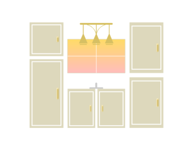 Kitchen Design ace clean design flat illustration minimal vector vectr