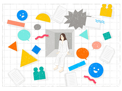 Escapism Space design illustration space
