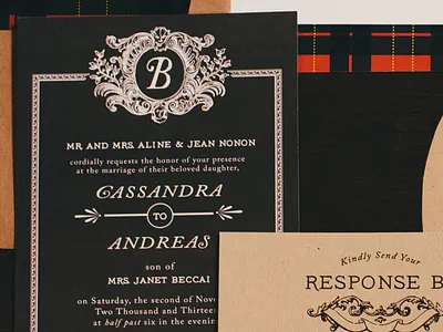Tree Farm Wedding design print rustic stationery design typography wedding invitation