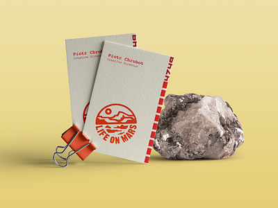 Life on Mars Branding Proposal badge brand branding businesscard design logo logotype mars space vector