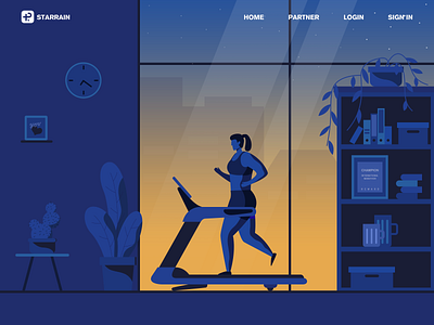 Illustrations Exercise ui 向量 品牌 商标 图标 应用 插图 活跃 设计