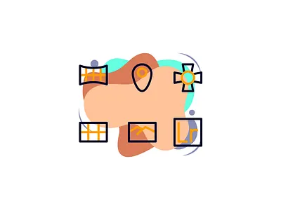 Photography Icon Set Colorized Outline Style app branding business design icon icon set icons icons design icons pack iconset identity logo management app minimal photograhy typography ui ux web website