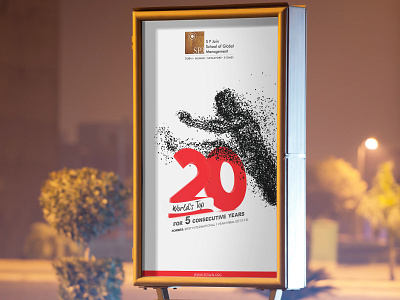 Emblem to announce rankings by Forbes 20 abstract illustration distorted emblem forbes leap number typography pixelated ranking scattered dots top ranked