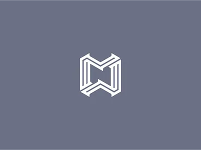 mw ambigram icon logo typography
