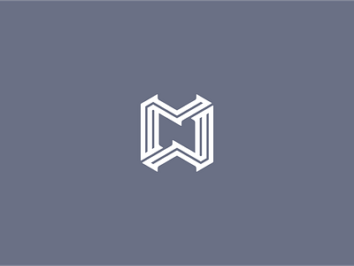 mw ambigram icon logo typography