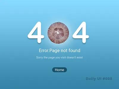 Daily UI008 daily ui 008 daily ui challenge daily ui008 dailyui error error 404 error message error page ui ux design uidesigns uiux ux designer