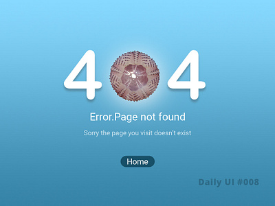Daily UI008 daily ui 008 daily ui challenge daily ui008 dailyui error error 404 error message error page ui ux design uidesigns uiux ux designer