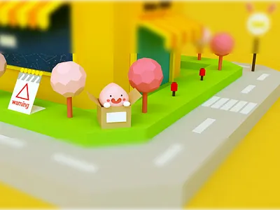 Practice by C4D c4d design house lovely