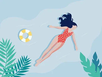 summer girl ai girl illustration summer