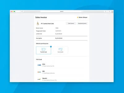 Jurnal Pay - Payment Method accounting app application design form invoice payment payment app payment method payments ui ui design uidesign uiux user experience user interface user interface design ux web website