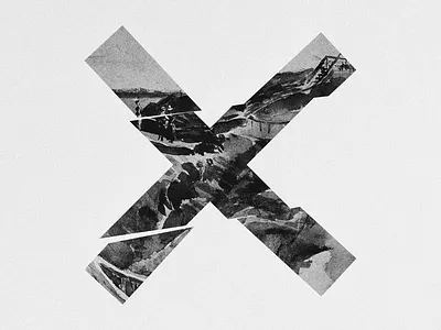 X graphic design illustration typography