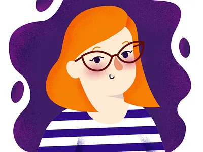 Self portrait design illustration