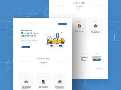 Free Mechanics Website Template branding design free web template free website free website template freebie freebies mechanic website ui website website design