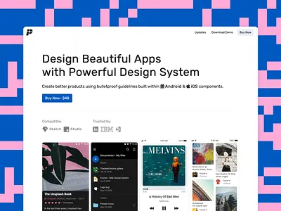Plaster - Mobile Design System v.1.7 android app background design design system freebie guidelines hero icons interface ios material mobile sketch symbols typography ui ui kit ux website