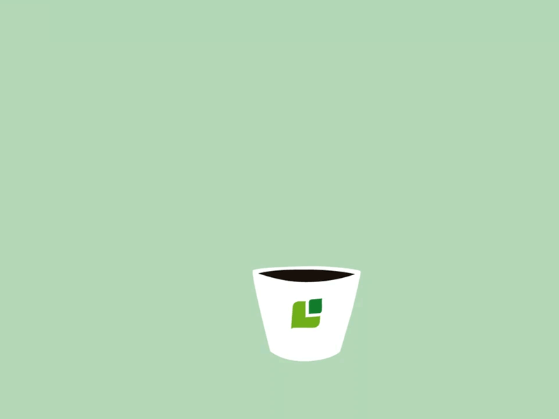 Cropster Valentine's Animation after effects animation animation coffee coffee cup flat heart heartbeat illustration love minimal steam valentines day