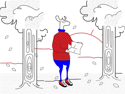 A No Waste Life Attitude art black and white branding deer deer illustration design digital art digital illustration digital store halx halx store illustration mascot mascot character mascot logo