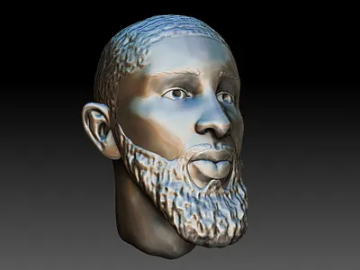 Royce O'Neale Statue 3d 3d sculpting character utah jazz zbrush