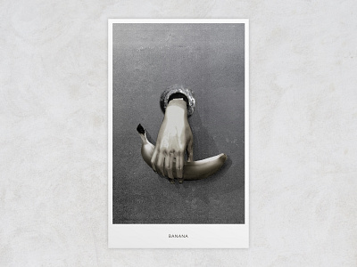 Banana art direction c4d cinema4d creative direction graphic art graphic design photoshop visual design
