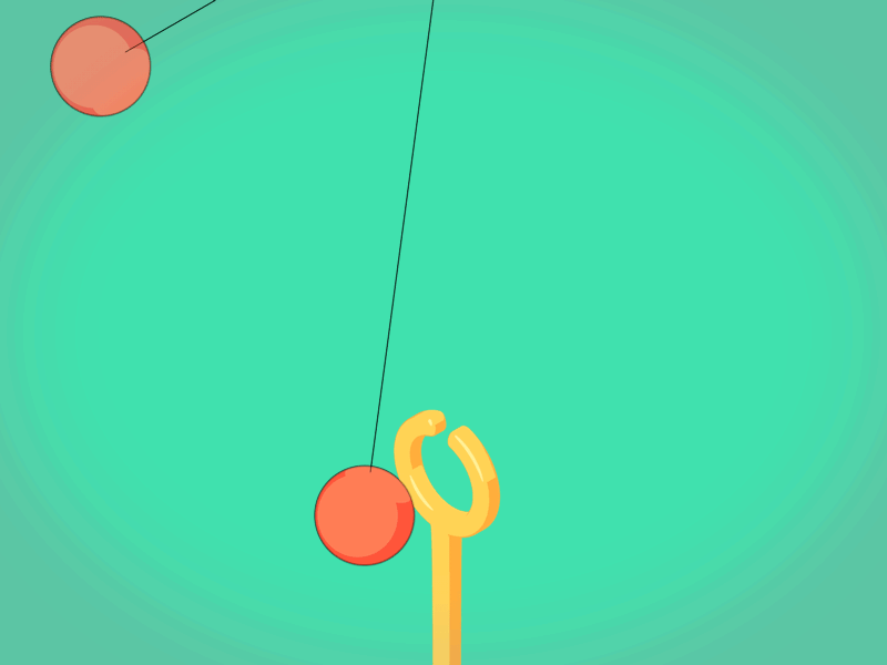 Training on Cinema 4D with a classic satisfying video 3d ball c4d cinema 4d isometric loop pendulum ring satisfying sketch and toon