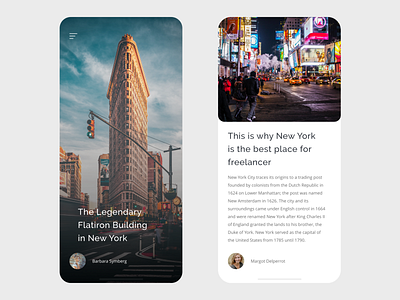 Blog App adobe adobe xd app app design beautiful blog blog design blogger clean free free resource free template free ui kit minimal prototype ui vector xd