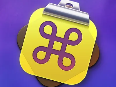 MacMac OSX CopyClip 2 App Icon app branding clipboard copy fiplab flat icon mac macosx