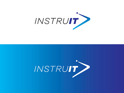 Instruit - Software Consultancy Logo blue branding clean company consultancy design icon identity lettering logo monogram software symbol