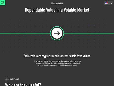 Stablecoin Educational Site Concept blockchain concept conceptual conference cryptocurrency decentralization education experimental stablecoin