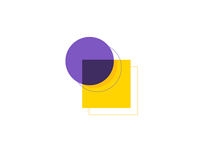 Shapes And Colors abstract art flat illustrator simple