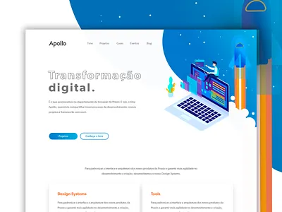 Site Apollo branding color design gradient illustration ui ux website