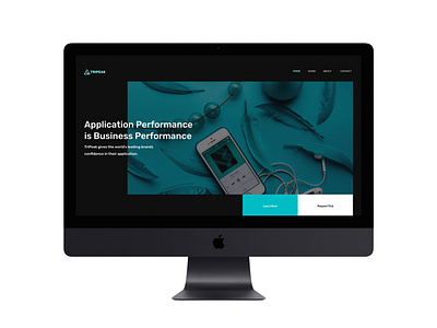 Tripeak Tech Company | Website Design branding design flat icon minimal type typography ui ux web website