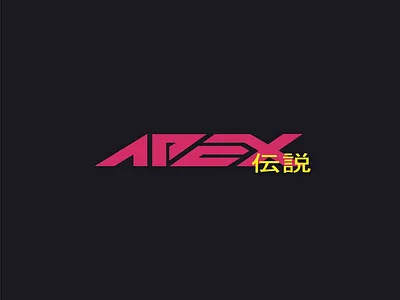 Apex Legends cyberpunk logo concept cyberpunk font futuristic logo logotype modern type
