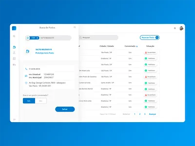 Abastece Web design software table ui ux