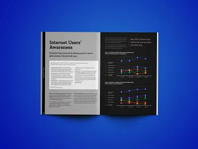 Mozilla's Internet Issues Awareness Report book design layout print