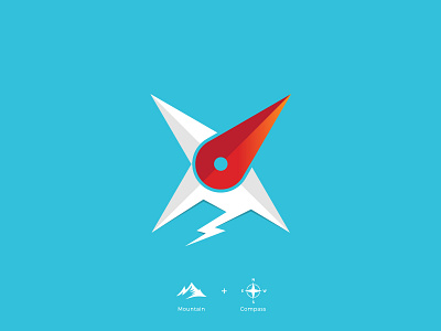 Adventure Logo Design adventure branding brandmark buy colorful compass creative design designer geometric icon logo logo design logo designer mountain north sale symbol vick ben white space