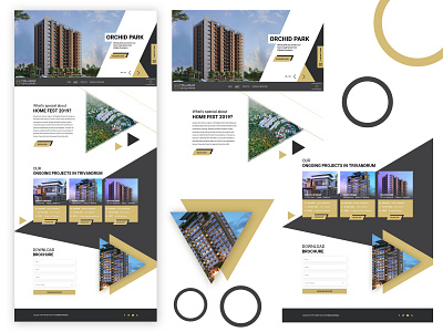 Landing Page Design design home landing page ui ui design website design