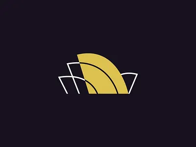 Sydney Opera House australia brand branding design icon logo minimalism operahouse sydney sydney opera house