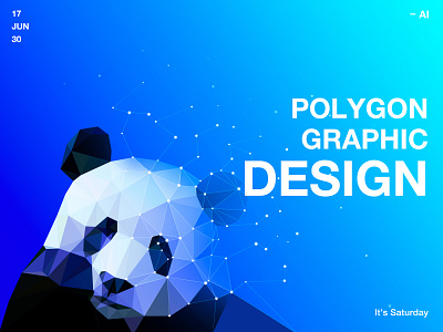 Panda branding design illustration