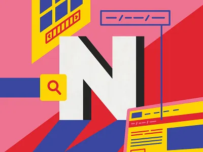 Navigation 36 days of type alphabet australia design digital art graphic design illustration illustrator lettering melbourne navigation type typography ui ui ux ux vector