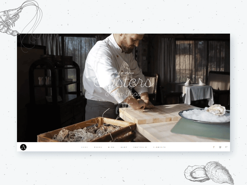Attika- Elegant Restaurant Theme bistro chef cooking blog cuisine design dining drink fine dining food food blog haute cuisine oysters restaurant restaurant branding restaurant menu restaurant wordpress seafood seafood restaurant webdesign wordpress