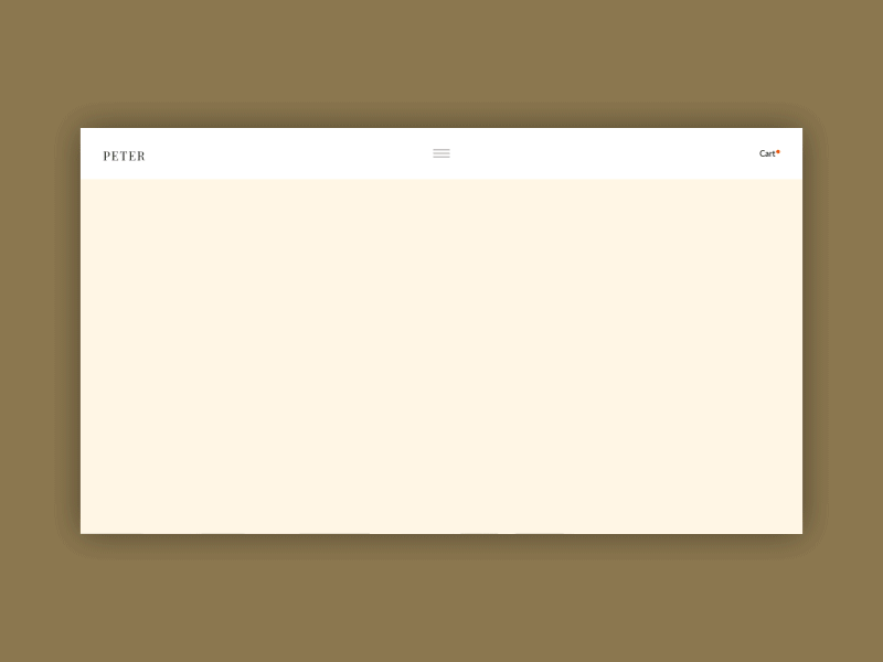 Peter Do animated animation branding clean concept design e commerce e shop grey grid homepage landing logo marketplace minimal typography ui ux web website