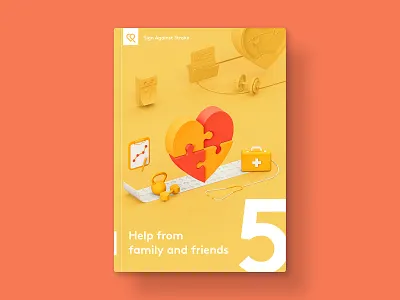 SAS — Brochure 05 3d brochure c4d cinema4d cover cover book health healthcare illustration medical medicine vibrant