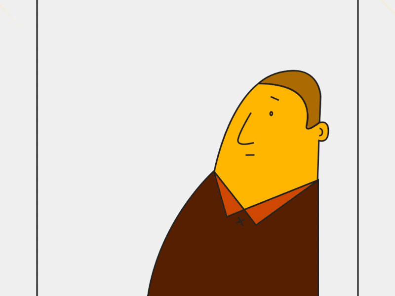 Eye spy 2d after effects animation business character design gif graphic illustration motion motiongraphics