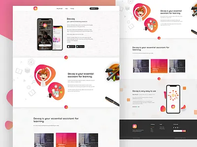 Free Mobile App Landing Page download psd freebie freebie psd icon illustrator landingpage mobile design photoshop uiux